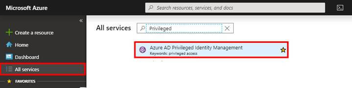 Azure Active Directory (Azure AD) Privileged Identity Management (PIM)